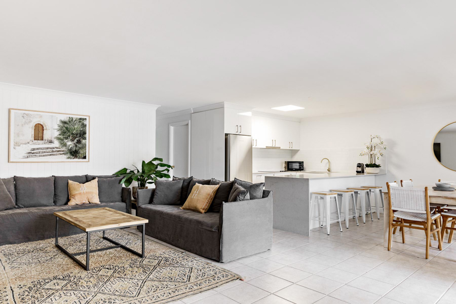 The Lord Byron Hotel's 2-bedroom apartment is perfect for families, couples and groups traveling to Byron Bay.