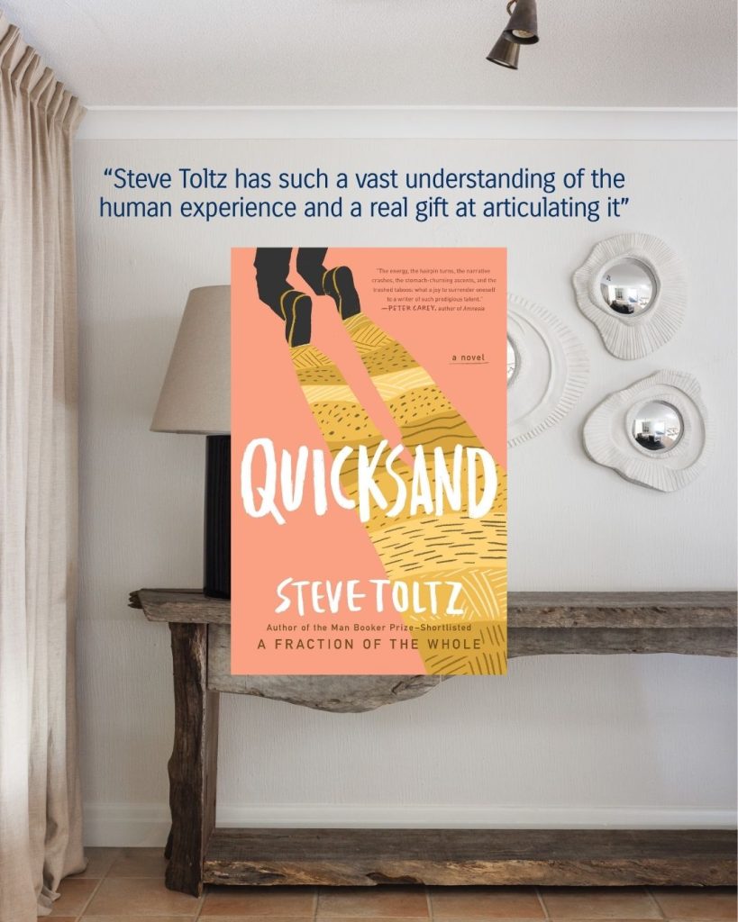 Andy recommends Quicksand by Steve Toltz, one of the authors who will be featuring at this year's 2026 Byron Bay Writers Festival. A hilarious read, written in a most unique style.