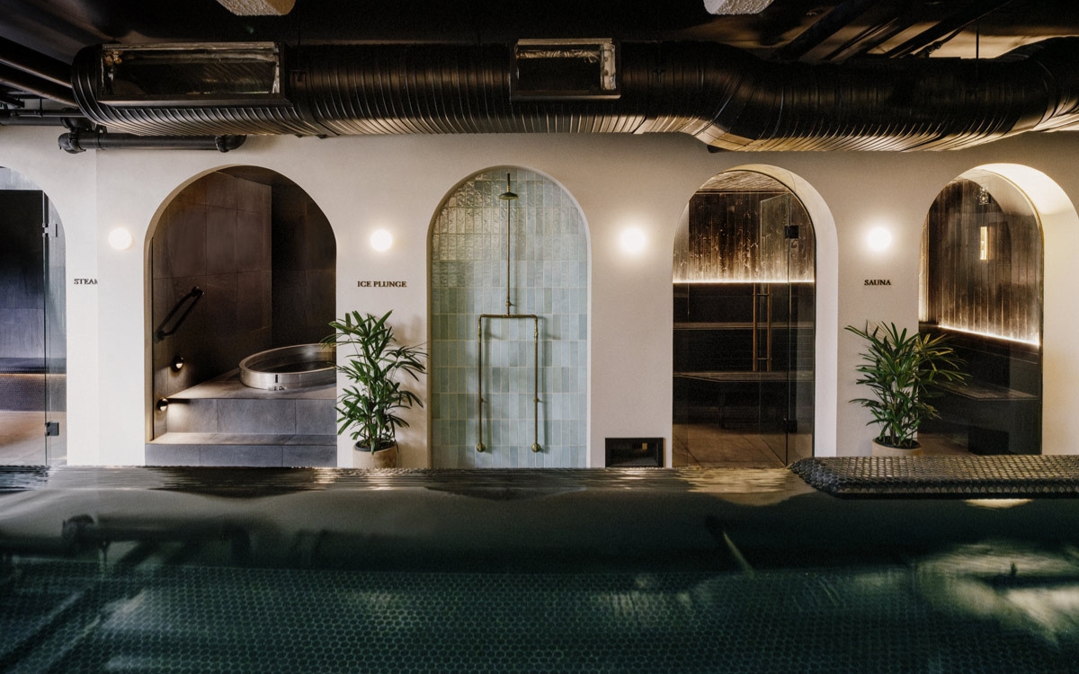 Ice baths, sauna, cold plunge, pool and more at Navia Bathhouse in Byron Bay